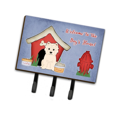 Carolines Treasures Dog House Collection Westie Leash or Key Holder BB2796TH68